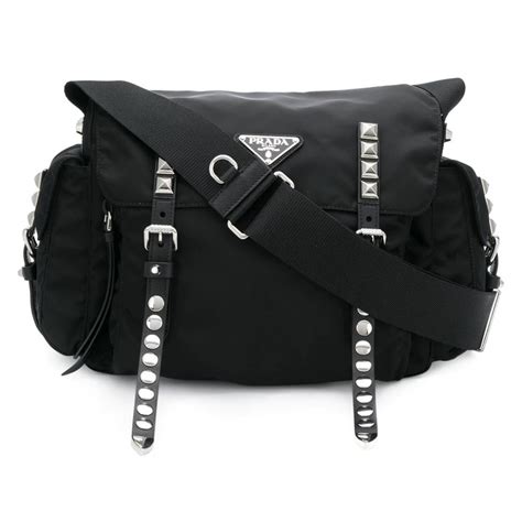 prada monogram black nylon shoulder bag|prada vintage nylon shoulder bag.